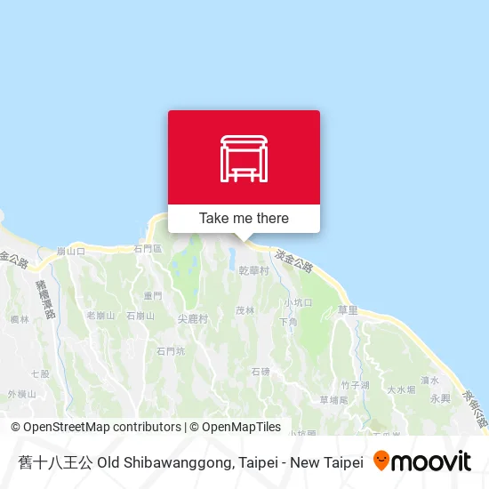 舊十八王公 Old Shibawanggong map