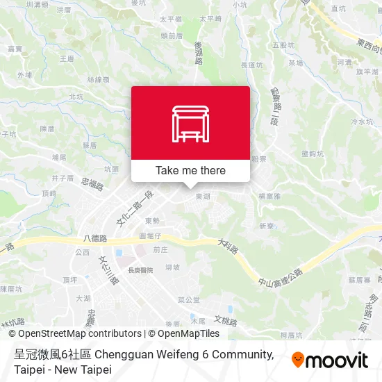 呈冠微風6社區 Chengguan Weifeng 6 Community map