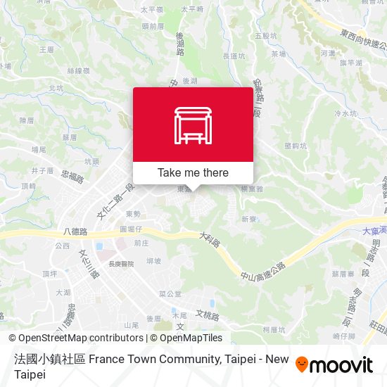 法國小鎮社區 France Town Community map