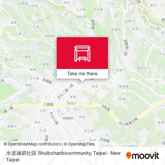 水波涵碧社區 Shuibohanbicommunity map