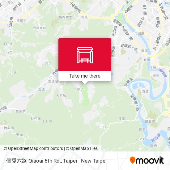 僑愛六路 Qiaoai 6th Rd.地圖
