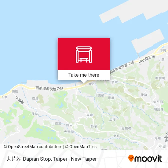 大片站 Dapian Stop map