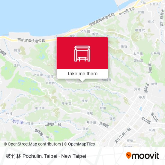 破竹林 Pozhulin地圖