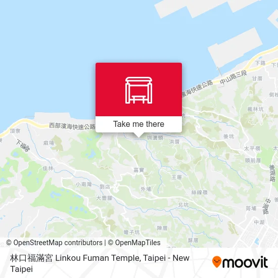 林口福滿宮 Linkou Fuman Temple map