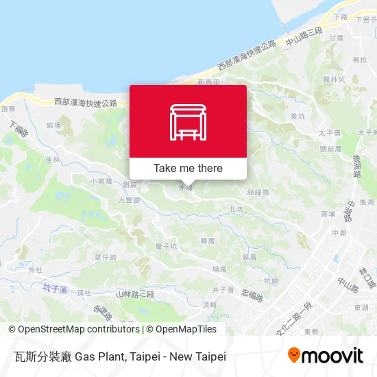 瓦斯分裝廠 Gas Plant map