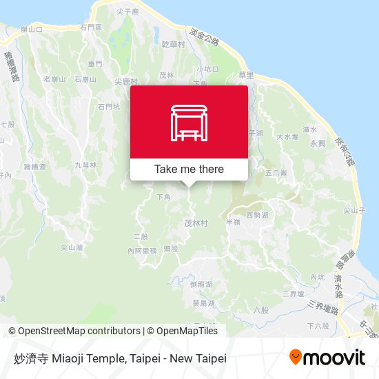 妙濟寺 Miaoji Temple地圖