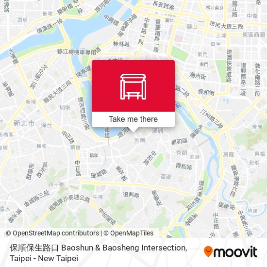 保順保生路口 Baoshun & Baosheng Intersection map