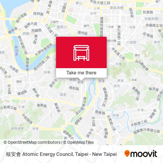 核安會 Atomic Energy Council map