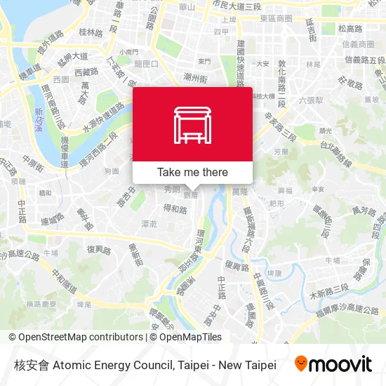 核安會 Atomic Energy Council map