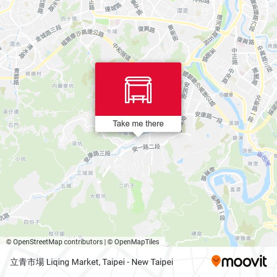 立青市場 Liqing Market map