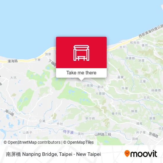 南屏橋 Nanping Bridge map