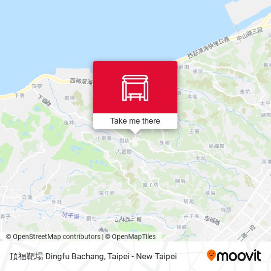 頂福靶場 Dingfu Bachang map