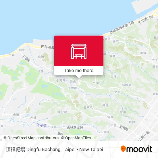 頂福靶場 Dingfu Bachang map