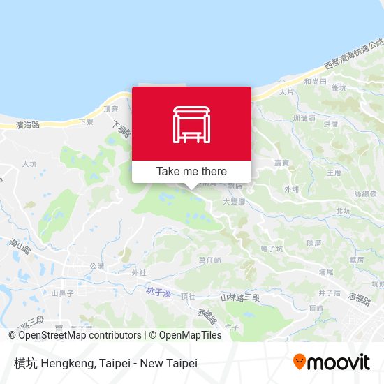 橫坑 Hengkeng map