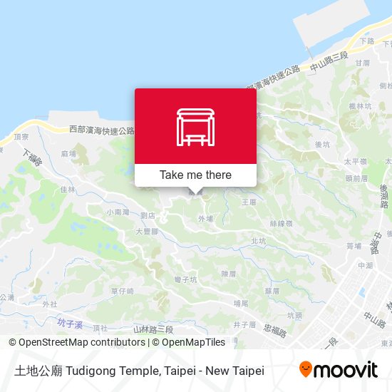 土地公廟 Tudigong Temple map