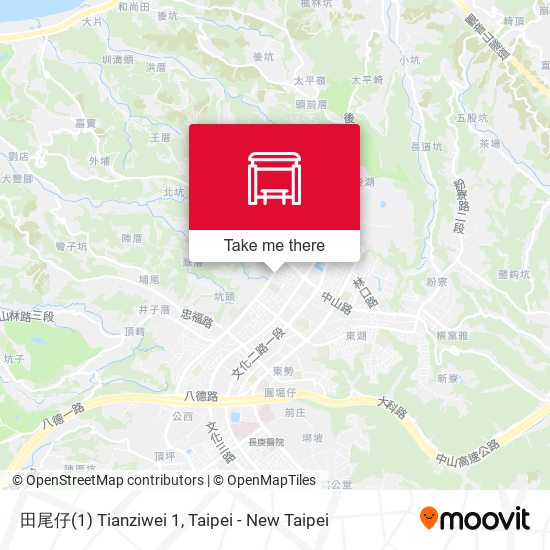 田尾仔(1) Tianziwei 1地圖