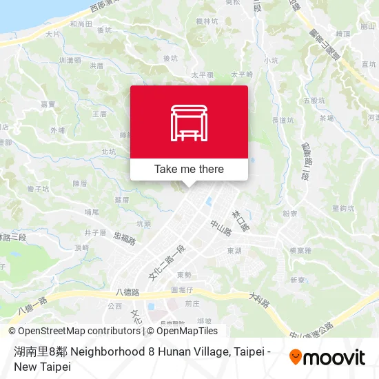 湖南里8鄰 Neighborhood 8 Hunan Village map