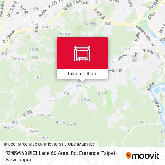 安泰路60巷口 Lane 60 Antai Rd. Entrance map