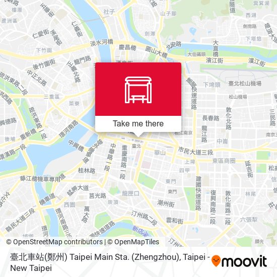 臺北車站(鄭州) Taipei Main Sta. (Zhengzhou) map