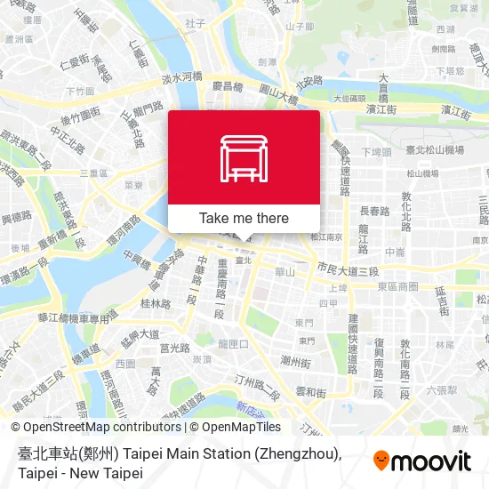 臺北車站(鄭州) Taipei Main Station (Zhengzhou) map