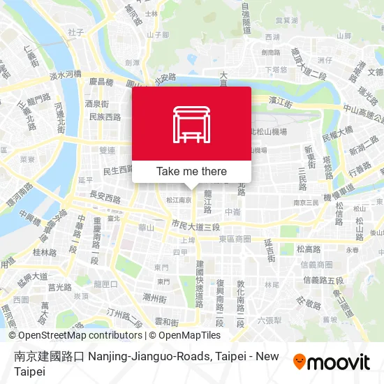 南京建國路口 Nanjing-Jianguo-Roads map