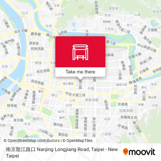 南京龍江路口 Nanjing Longjiang Road map