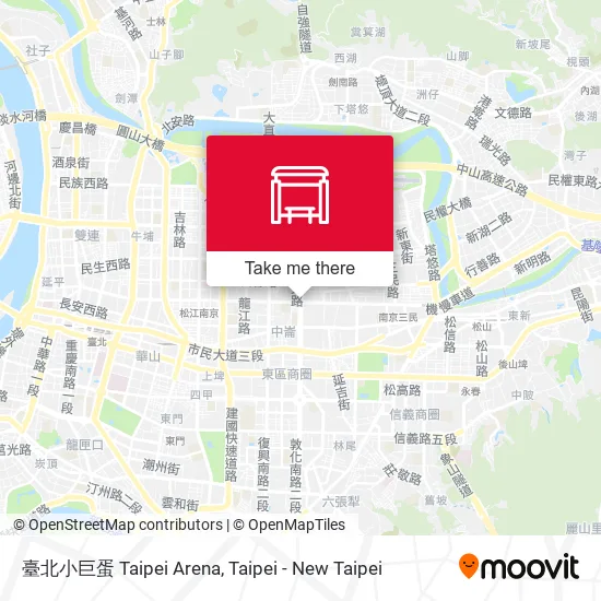 臺北小巨蛋 Taipei Arena地圖