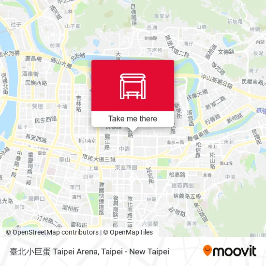臺北小巨蛋 Taipei Arena地圖