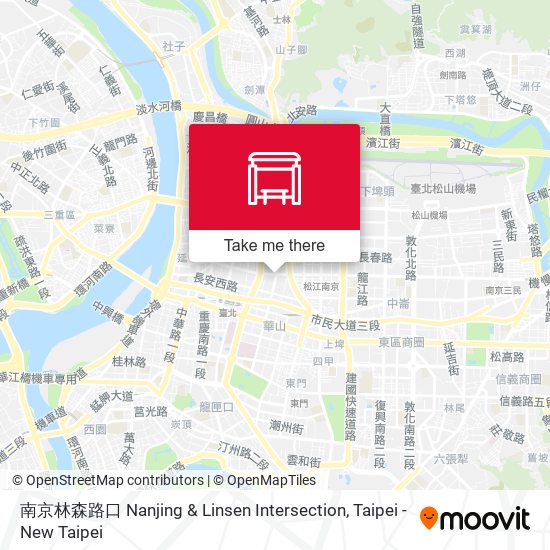 南京林森路口 Nanjing & Linsen Intersection map