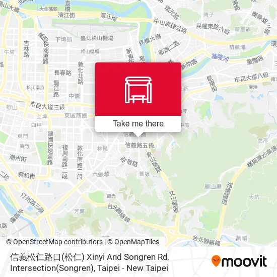 信義松仁路口(松仁) Xinyi And Songren Rd. Intersection(Songren)地圖