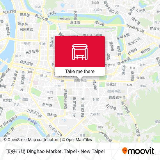 頂好市場 Dinghao Market map