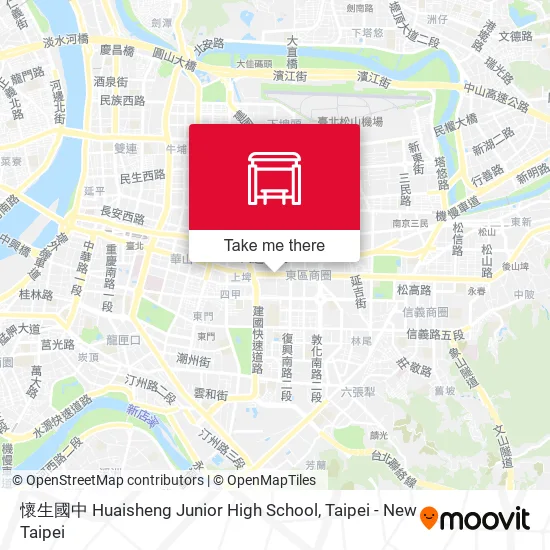 懷生國中 Huaisheng Junior High School地圖