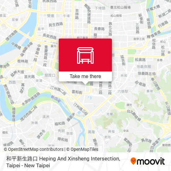 和平新生路口 Heping And Xinsheng Intersection地圖