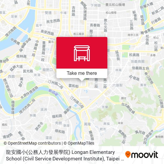 龍安國小(公務人力發展學院) Longan Elementary School (Civil Service Development Institute)地圖