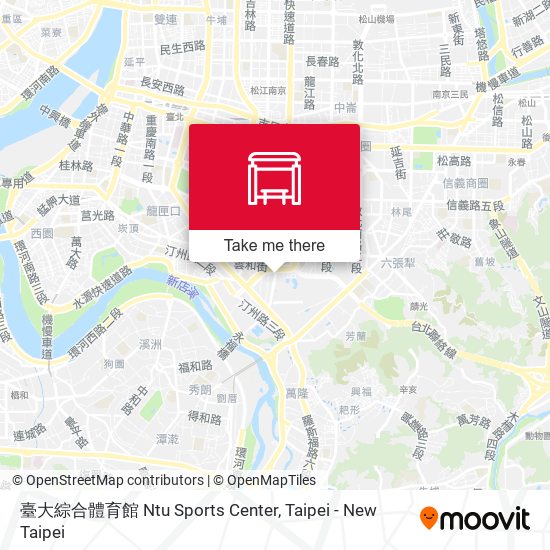 臺大綜合體育館 Ntu Sports Center map