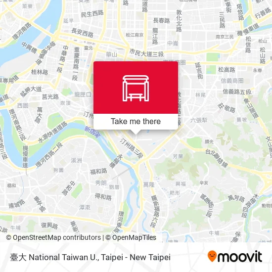 臺大 National Taiwan U. map
