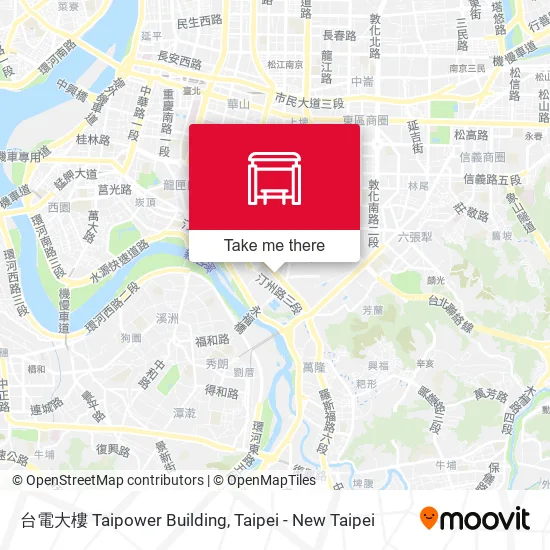 台電大樓 Taipower Building map