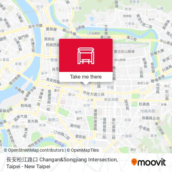 長安松江路口 Changan&Songjiang Intersection map