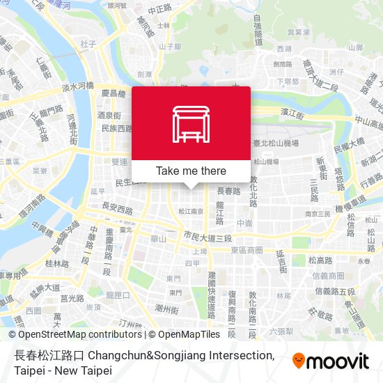 長春松江路口 Changchun&Songjiang Intersection map