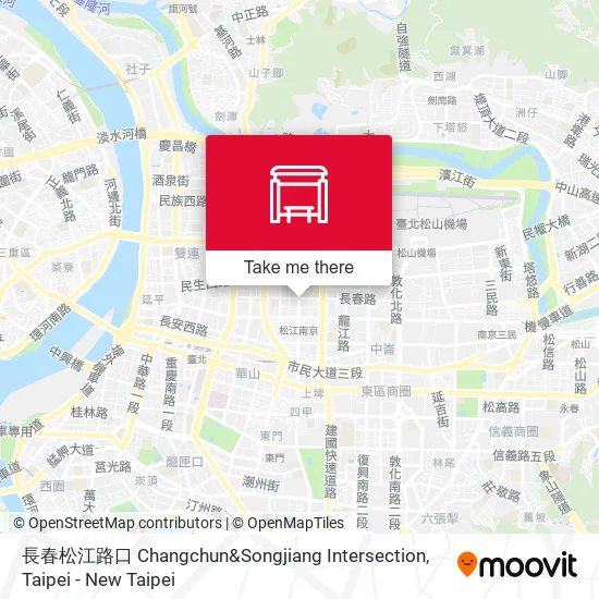 長春松江路口 Changchun&Songjiang Intersection地圖