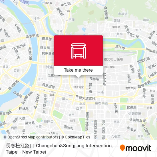長春松江路口 Changchun&Songjiang Intersection map