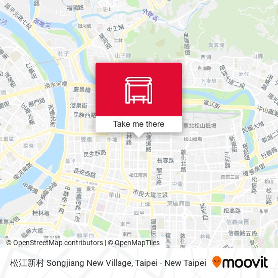 松江新村 Songjiang New Village地圖