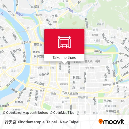 行天宮 Xingtiantemple map