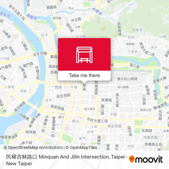 民權吉林路口 Minquan And Jilin Intersection地圖
