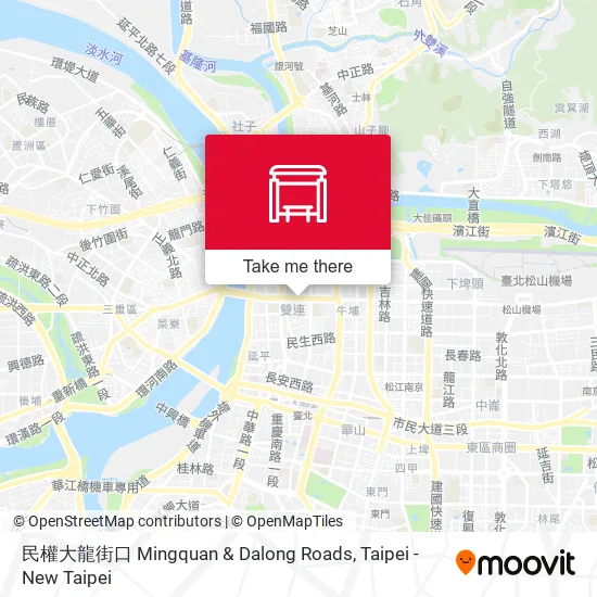 民權大龍街口 Mingquan & Dalong Roads地圖