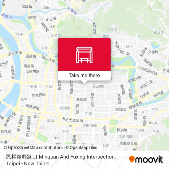 民權復興路口 Minquan And Fuxing Intersection地圖