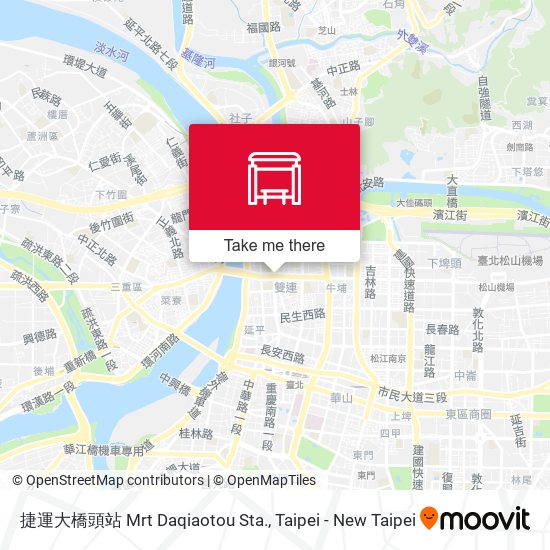 捷運大橋頭站 Mrt Daqiaotou Sta. map