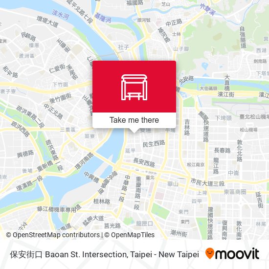 保安街口 Baoan St. Intersection地圖