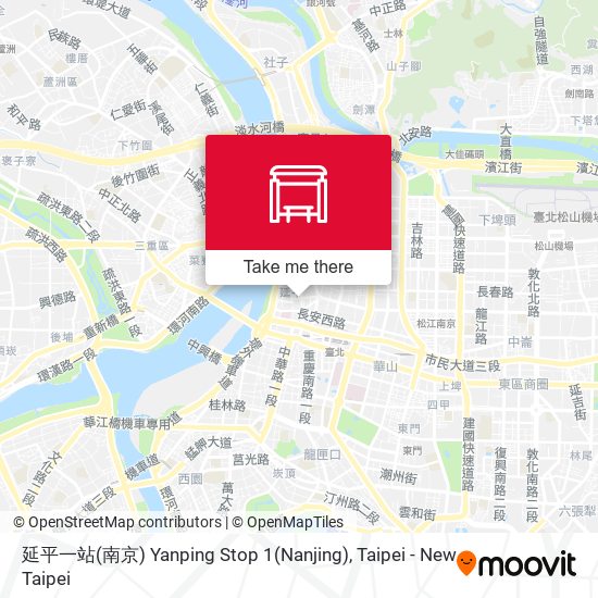 延平一站(南京) Yanping Stop 1(Nanjing) map