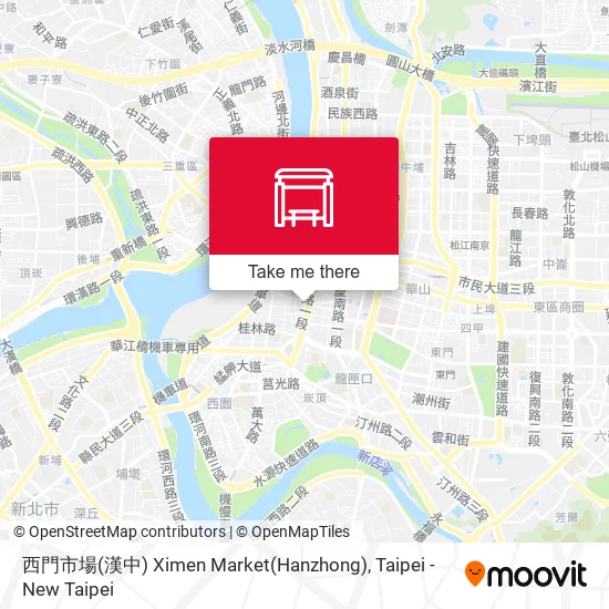 西門市場(漢中) Ximen Market(Hanzhong) map